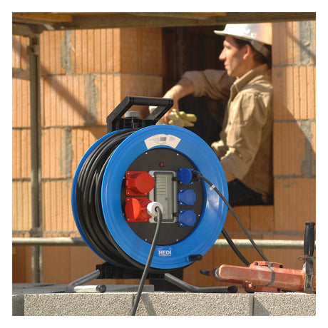 HEDI Kunststoff-Kabeltrommel 450mm,32A-Ausführung,25m K4253011I4