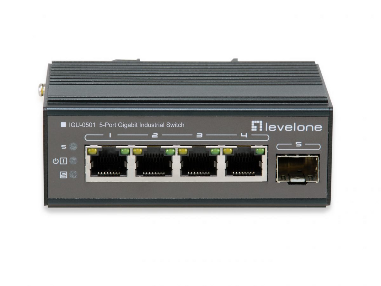5-Port-Gigabit-Switch, DIN-Schiene Industrial Switch Stück