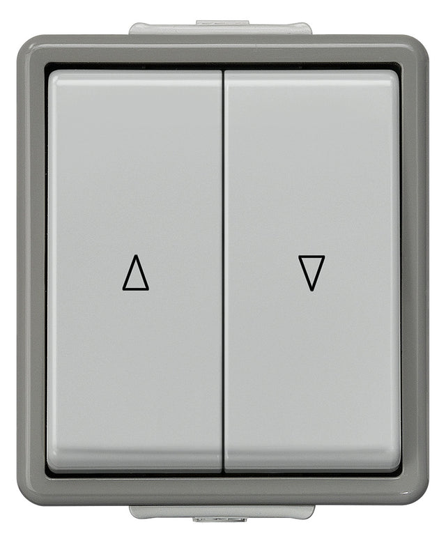 SIEMENS Jalousietaster -Einsatz gr glz 5TD4708 Wippe IP44 2p