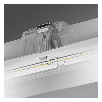REGIOLUX LED-Wannenleuchte 31W 4000K gr parsa-PSO/1200 4500 840 ET 4477lm Konv