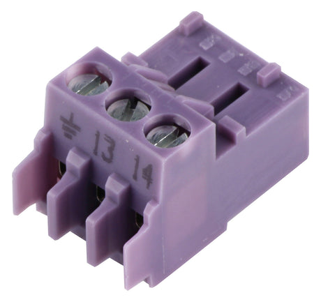 BOSCH Ersatzteil TTNR: 7747023986 Anschlussklemme 3-pol. PZ Pumpe violett