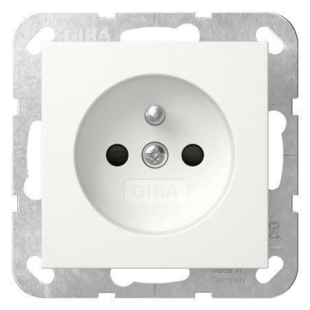 GIRA Steckdose 1f rws glz UP m.BS IP20 System 55 448503