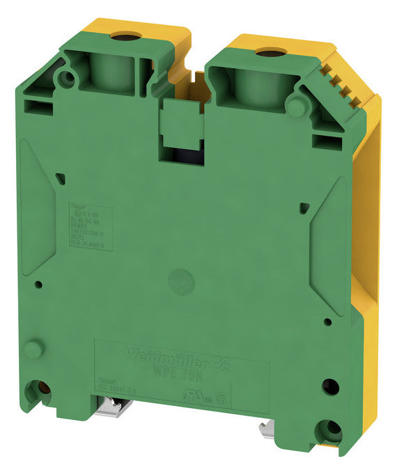 WEIDMÜLLER Schutzleiter-Reihenklemme WPE 70N/35 10-16qmm gn/ge 1Etage TS35