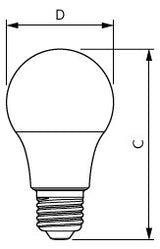 PHILIPS-LM LED-Lampe E27 A60 8W 4000K ws CorePro LEDbulb ND 8-60W A60 E27 84 806l