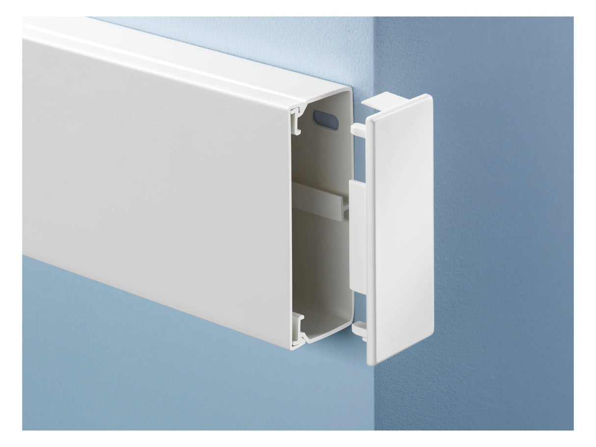 GGK Endstück LF-K 90x40mm li/re Kst aws LFG 40x90-ES RAL9010 unbeh