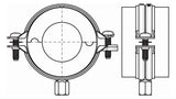 WALRAVEN Kälteschelle BISOFIX E13 28,0 mm Gewinde: M8/M10 -45/+105 C