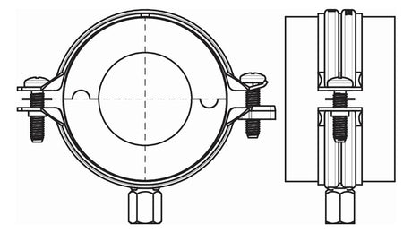 WALRAVEN Kälteschelle BISOFIX E13 35,0 mm Gewinde: M8/M10 -45/+105 C
