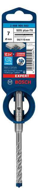 BOSCH-EW Hammerbohrer  7mm SDSplus SDS plus-7X 1pc 50/115mm f.Beton
