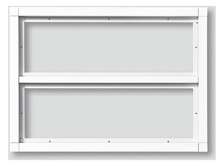 SIEDLE Rahmen-Türstation 6f UP ws alu KR 613-2 W 331x242x15mm