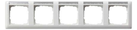 GIRA Rahmen 5f rws glz horiz BSF Kst System 55 109503