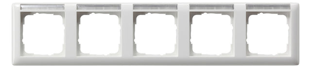 GIRA Rahmen 5f rws glz horiz BSF Kst System 55 109503
