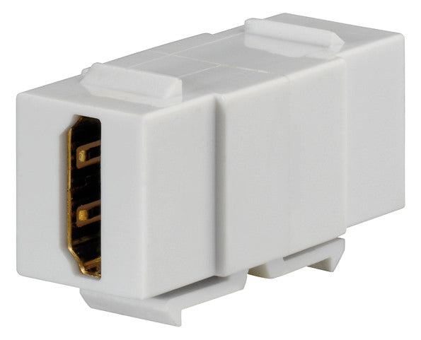 RUTENBECK Einsatz HDMI 1f rws Schraubbef KMK-HDMI rw ohne Beschriftungsfeld