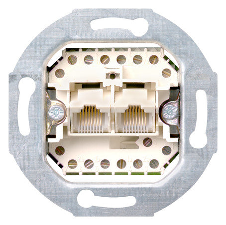 GIRA Anschlussdose Cat3 2xRJ45 unten Einsatz 019000 Schraube