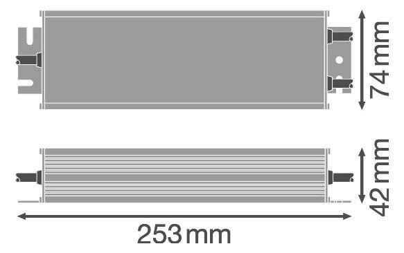 LEDVANCE LED-Steuerung 250W 24V 1-10V DR DIM-PFM -250/220-240/24/P IP66 stat