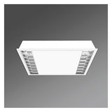 REGIOLUX LED-Rasterleuchte 29W 4000K ws UEX/625 4500 840 DALI2 4119lm Konv DALI