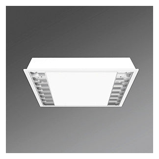 REGIOLUX LED-Rasterleuchte 29W 4000K ws UEX/625 4500 840 ET 4119lm Konv