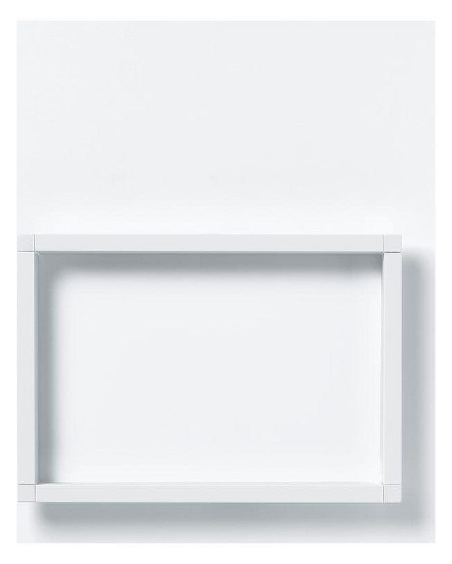SIEDLE Briefkastenblende 2f AP ws alu PB 611-3/2-0 W 331x231x38mm