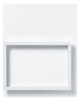 SIEDLE Briefkastenblende 2f AP ws alu PB 611-3/2-0 W 331x231x38mm