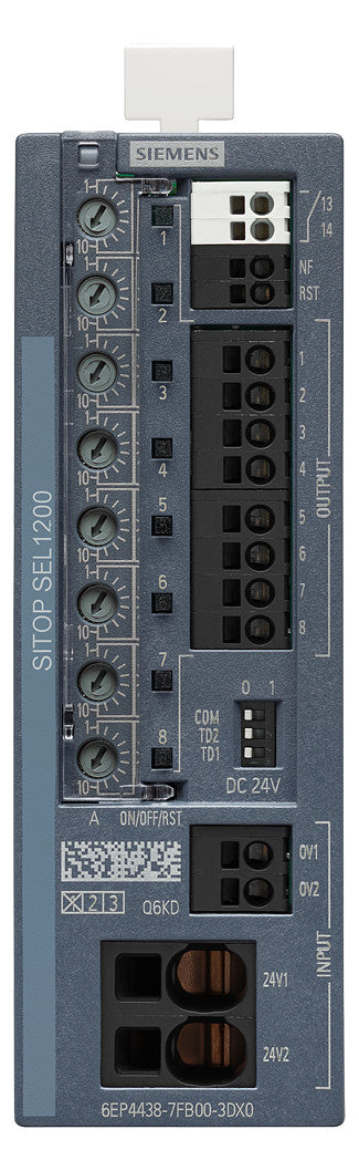 SIEMENS Stromwächter DC 2-10A 6EP4438-7FB00-3DX0 max.Ansp=5s