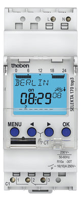 THEBEN Schaltuhr digi 230-240VAC 1kan BT SELEKTA 170 top3 2TE REG 24h Prog