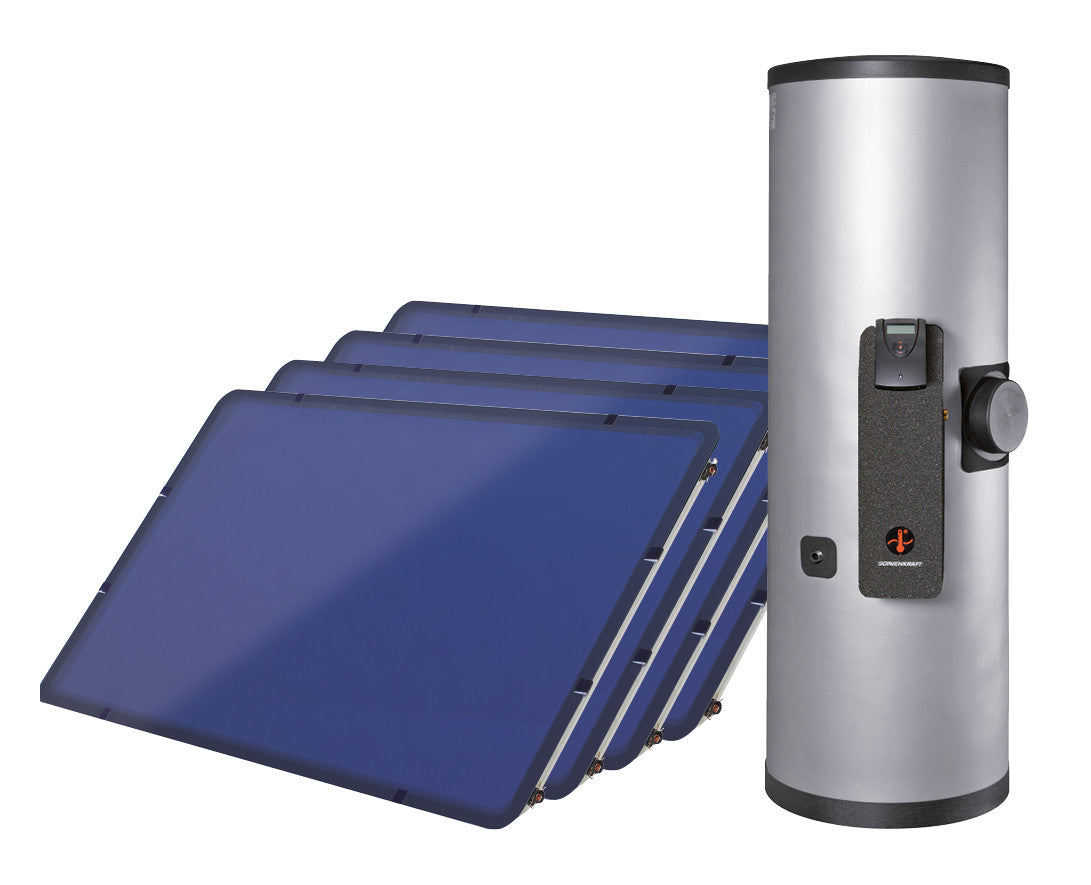 Sonnenkraft SK-Compact Set 500l, 4x SKR500L | 3455