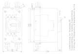 SIEMENS Leergehäuse Schaltgeräte Kst 3RV1923-1FA00 IP55 54x155x126mm Aufb
