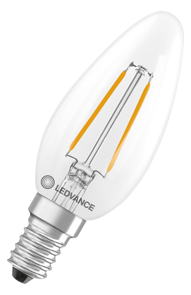 LEDVANCE LED-Kerzenlampe FM E14 1,8W ws LED Classic B 25 Filament P 1.8W 82 2700