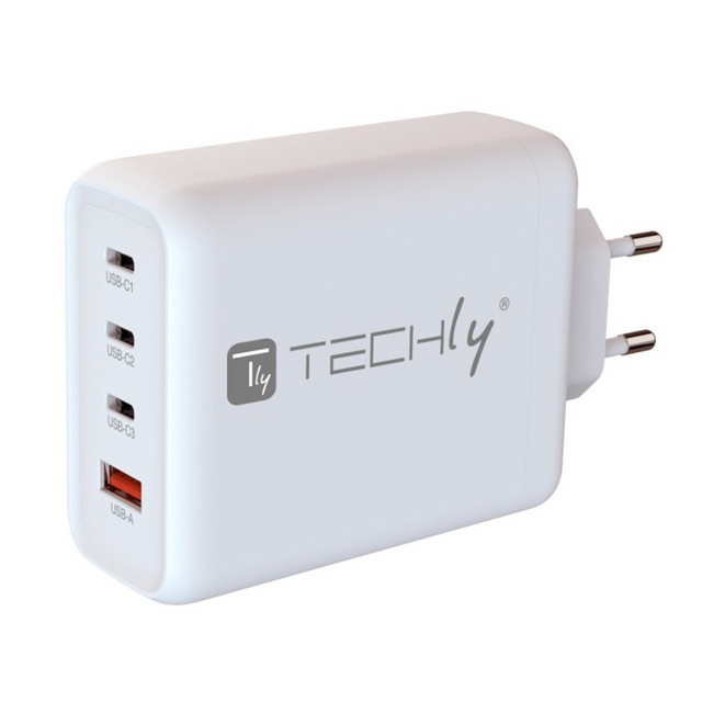 Techly GaN Ladegerät 3x USB-C und 1x USB-A  Stück