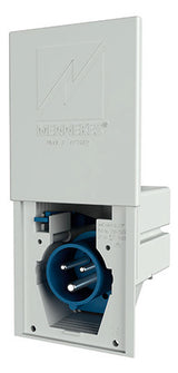 MENNEKES CEE-Einbaugerätestecker 3p 16A 8001 230V/bl 6h IP44 Schraubkl ger Kst