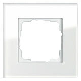 GIRA Rahmen 1f ws glas Esprit 021112