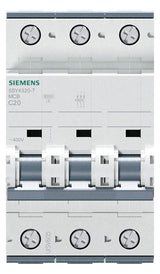 SIEMENS Leitungsschutzschalter UC C 20A 5SY4320-7 3p 400V 3TE 50Hz IP20