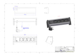 BACHMANN Steckdosenleiste 4f sw 35° IP20 DESK 339.1000