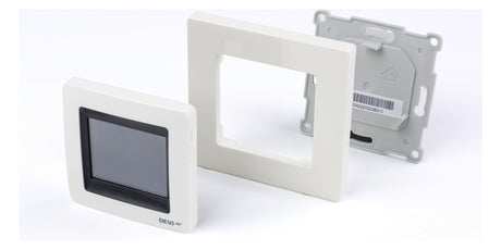 DEVI Uhrenthermostat digi 230V 16A rws Tag/Woche DEVIreg Touch