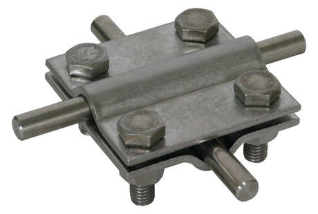 DEHN SE Kreuzverbinder V4A unbeh  10mm KS 8.10 8.10 FL30 V4A Sechskantschraube