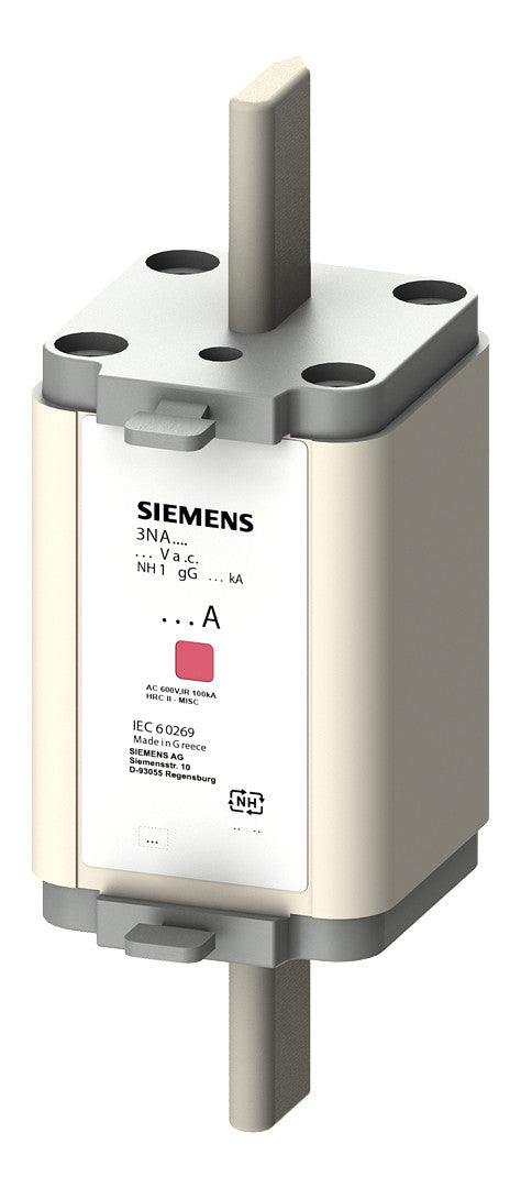 SIEMENS NH-Sicherungseinsatz 160A NH1 gG 3NA6136 500VAC Kombik