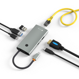 Techly Dockingstation 6-in-1 USB-C Hub  Stück