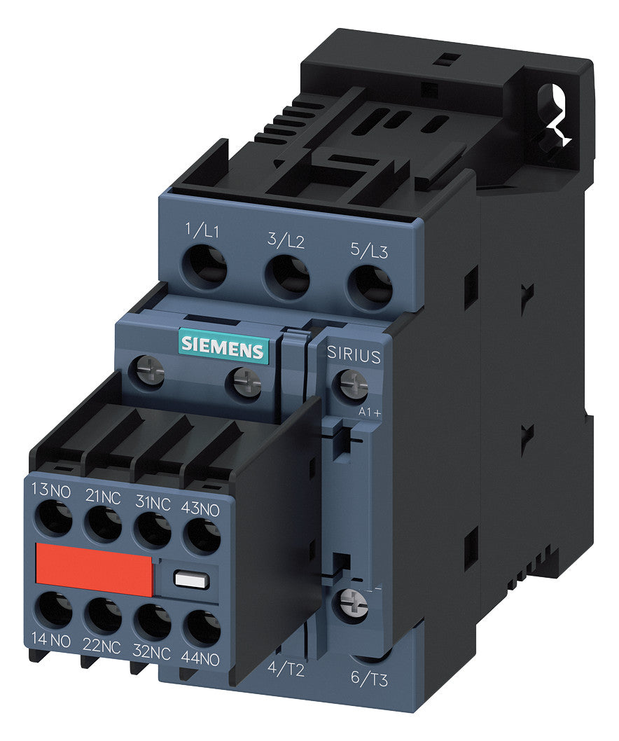 SIEMENS Leistungsschütz 5,5kW 3S 24VDC 3RT2024-1FB44-3MA0 12A 2S+2Ö/Hilf REG