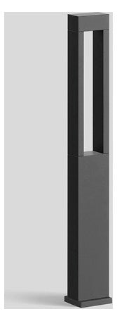 BEGA LED-Pollerleuchte 5,2W IP65 3000K 77266K3 216lm graphit Alu Gl_tr