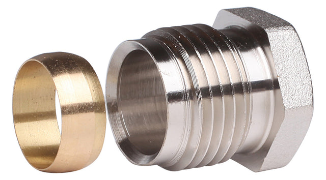 Klemmverbinder R 1/2 AG auf 15mm für Stahl- und Kupferrohre