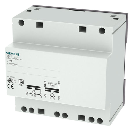 SIEMENS Sicherheitstrafo 230V 12/24V REG 4AC3740-0 3,3/1,6A 5TE