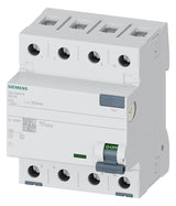SIEMENS FI-Schutzschalter A 4p 440V 63A 5SV3646-8 0,3A sel 4TE REG 10kA