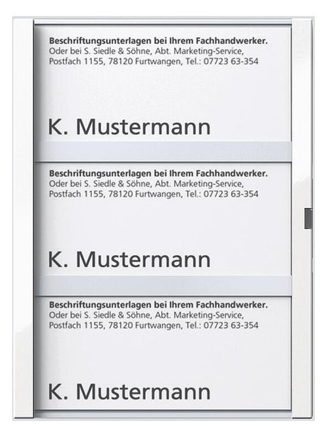 SIEDLE Zubehör Sprechanlage Kst Türstat TM 612-3, BTM 650-03 WH ws Ersatzteil