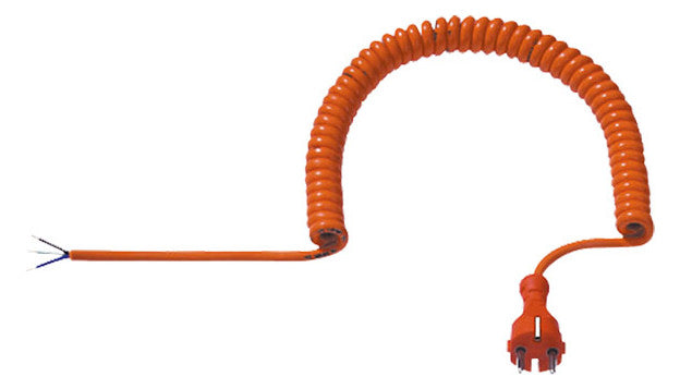 BACHMANN Spiralleitung 1m 3x1,5qmm or 665.871 IP20 Aderendh 0-70°C PUR