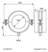 Walraven Kälteschelle BISOFIX MW DSD: 40mm - Gewinde: M16 - 169mm | 231040169
