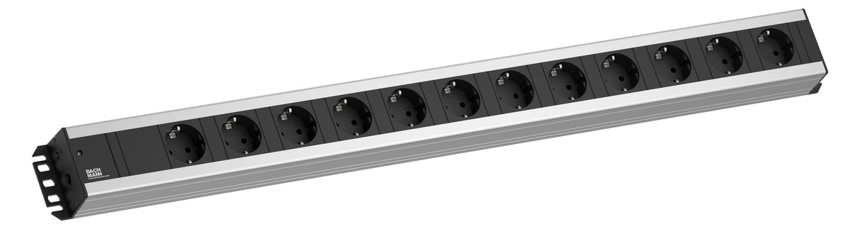 BACHMANN Steckdosenleiste 12f gr 2m 90° 300.002 IP20 1,5qmm