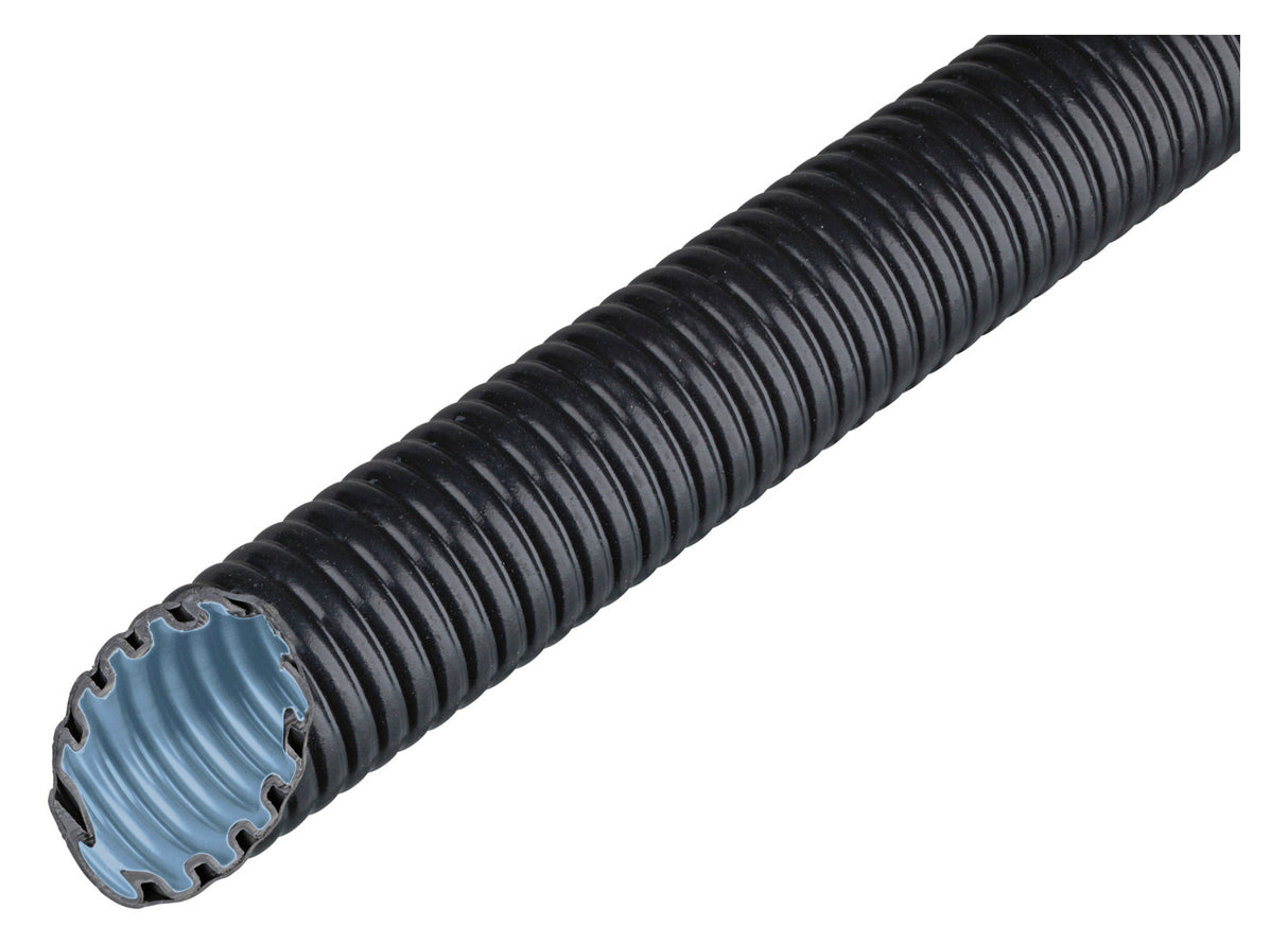 FRÄNKISCHE Wellrohr  63mm PVC PVC sw FFKuS-ES-F-UV 63 UV-best 1250N -25-60°C