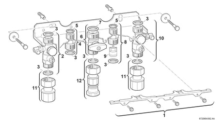 BOSCH Installationszubehör Nr. 993 Montageanschlussplatte Aufputz