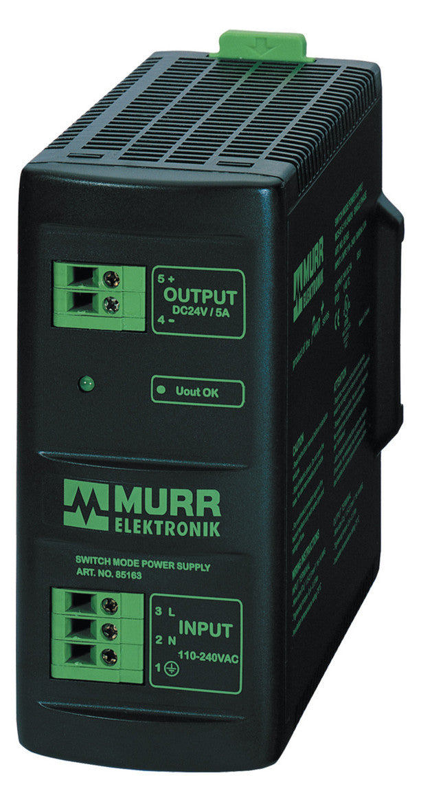 MURR Gleichstromversorgung 22-28V 120W 85163 100-265VAC 5A 368VA Kurzschl.fest