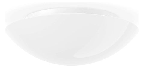 RZB Anbauleuchte 2x60W AGL ws mt E27 FlatBasic 211059.002 IP44 Gl_opal