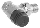 Honeywell Thermostatventil Kombi-TRV Messing vernickelt, Eck, DN10 | V2100EPI10